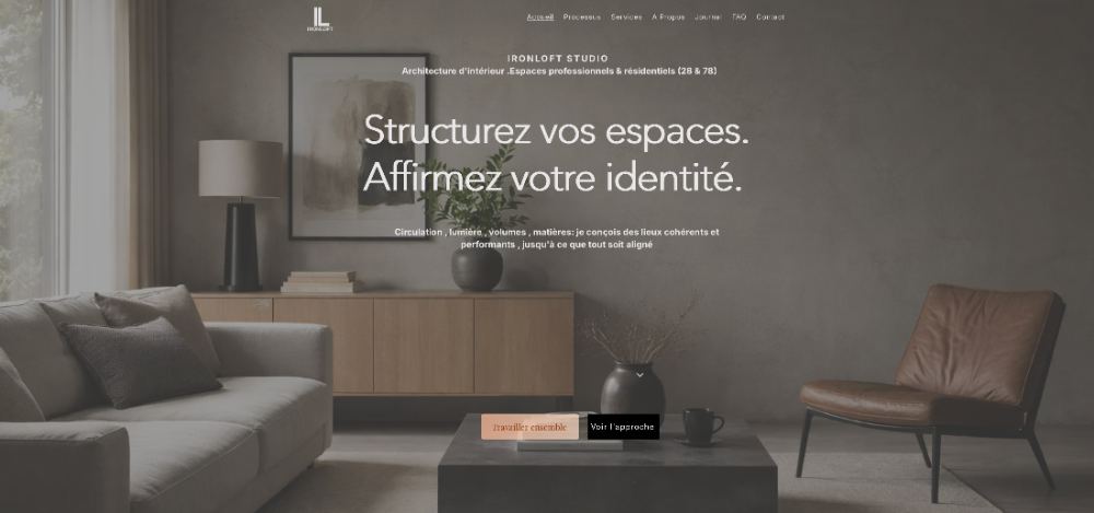 Site web — Ironloft Studio