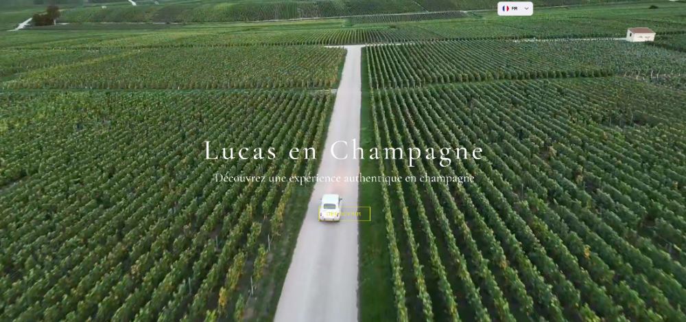 Site web — Lucas en Champagne